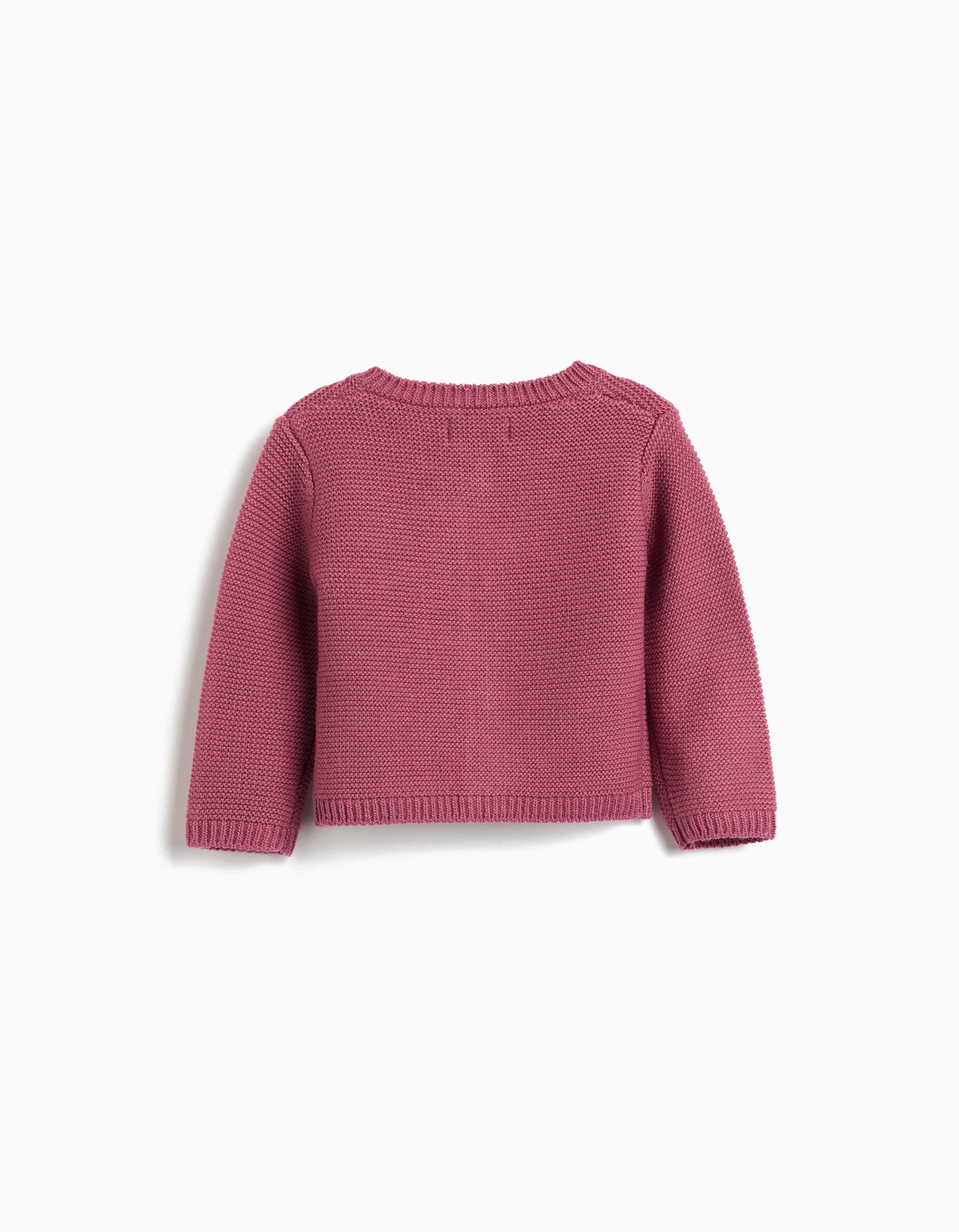 Comprar Online Casaco de Malha, Rec&eacute;m-Nascido, Roxo