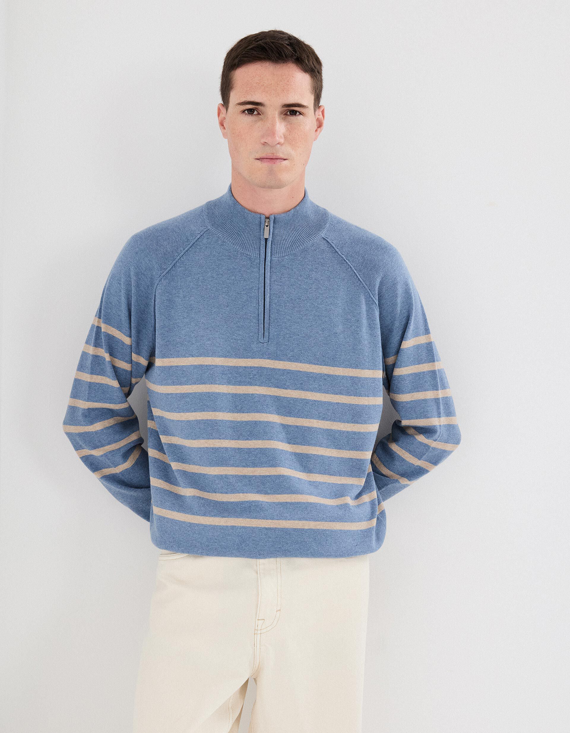 Comprar Online Camisola de Malha, Homem, Azul