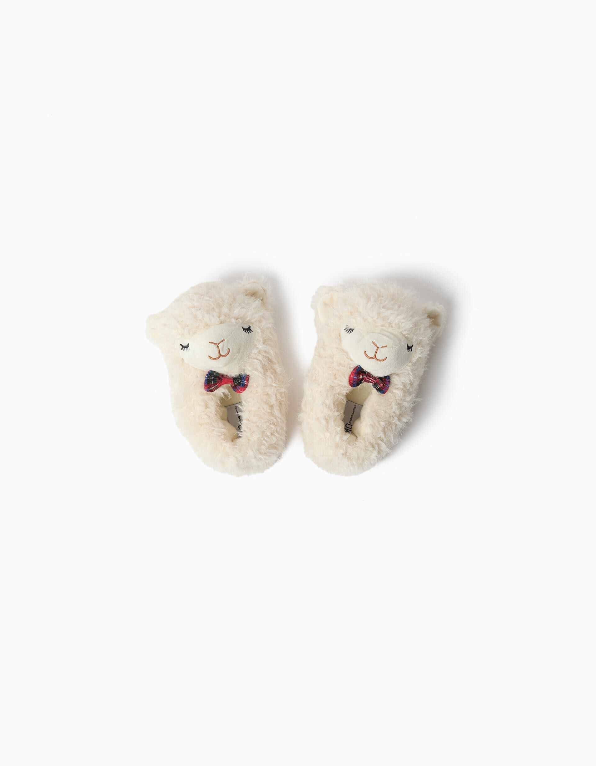 Comprar Online Pantufas Lama, Menina, Branco