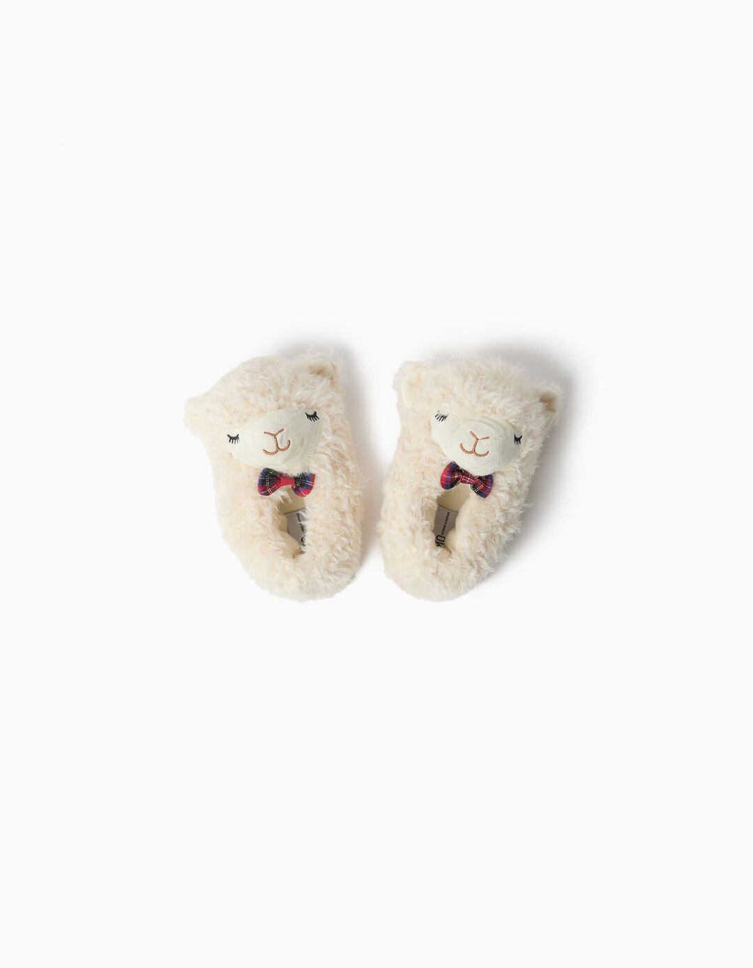 Pantufas Lama, Menina, Branco