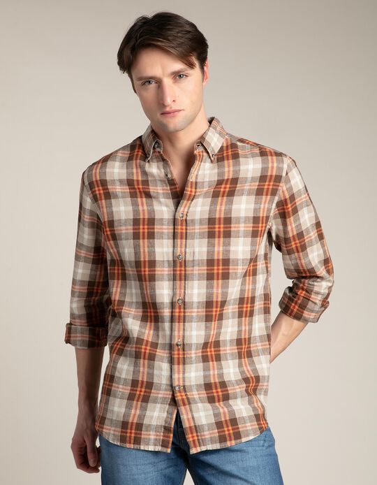 Camisa regular fit xadrez