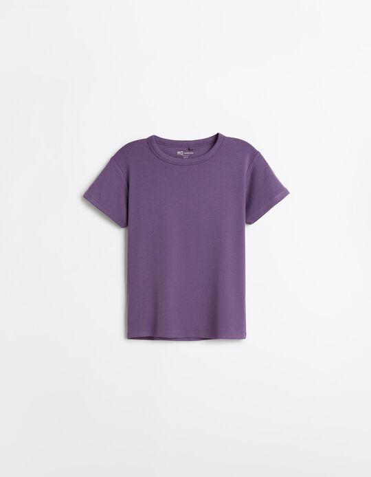Comprar Online T-shirt Modal, Mulher, Roxo
