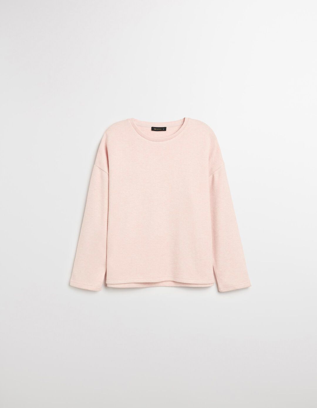 T-shirt de Manga Comprida, Mulher, Rosa