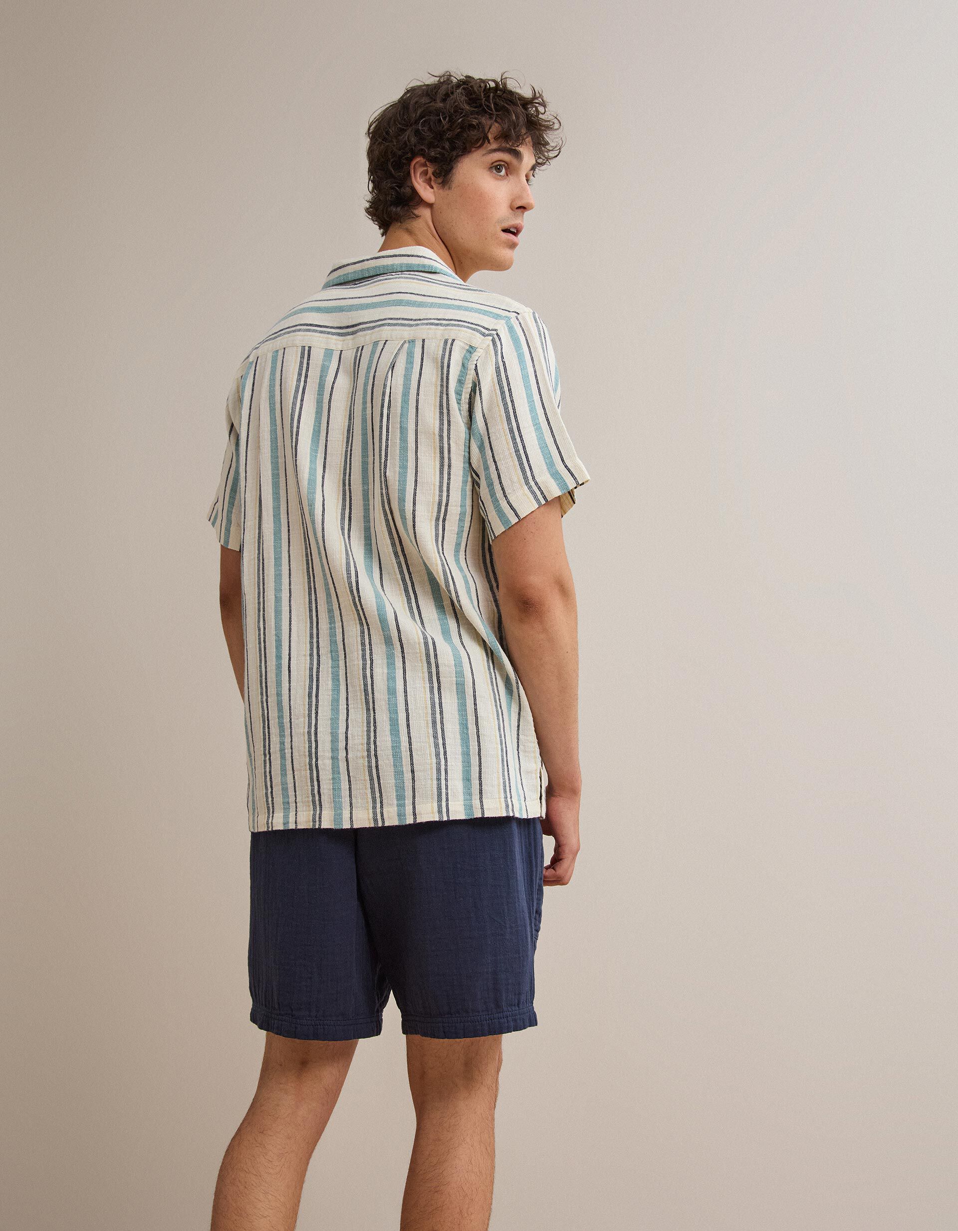 Comprar Online Camisa Riscas, Homem, Azul