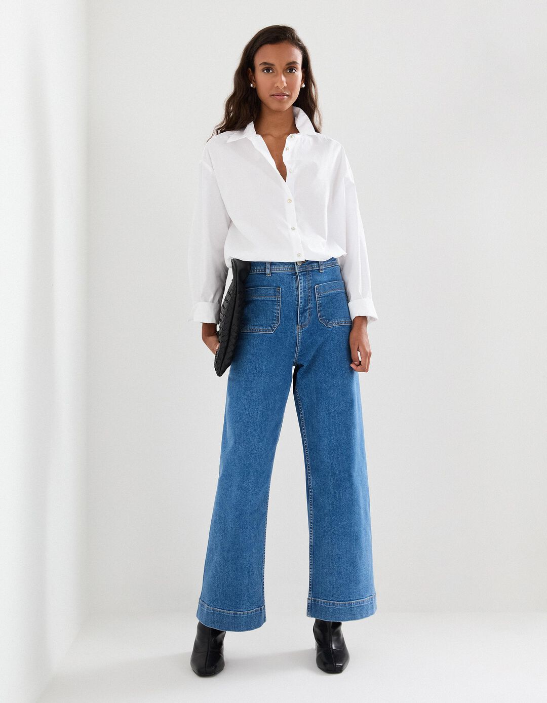 Camisa, Mulher, Branco