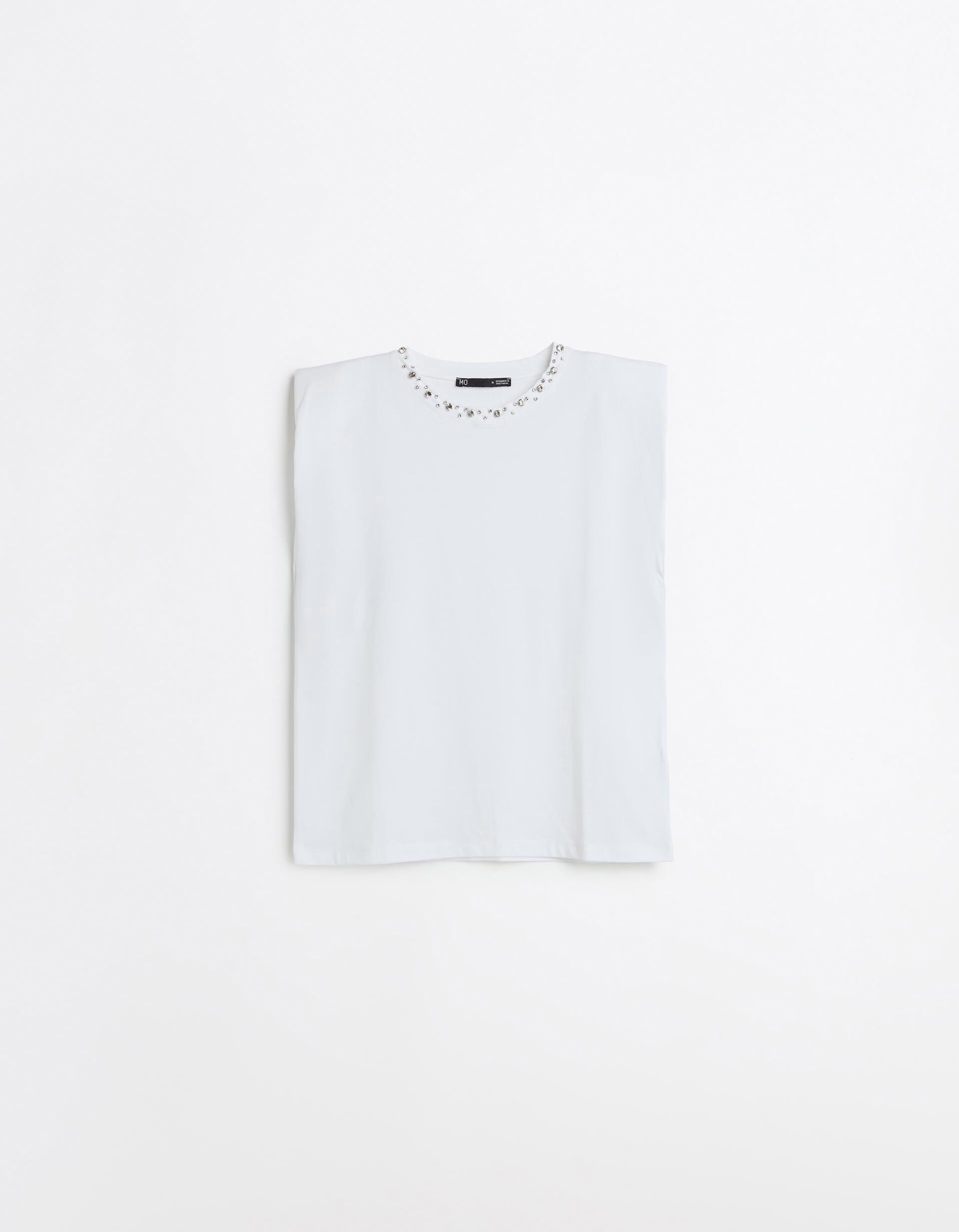 Comprar Online T-shirt Ombreiras, Mulher, Branco
