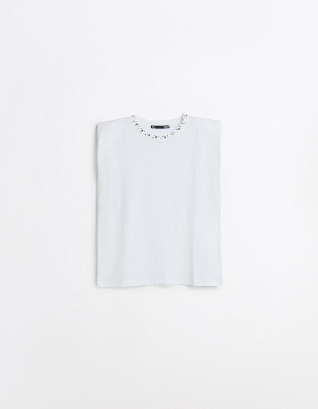 T-shirt Ombreiras, Mulher, Branco