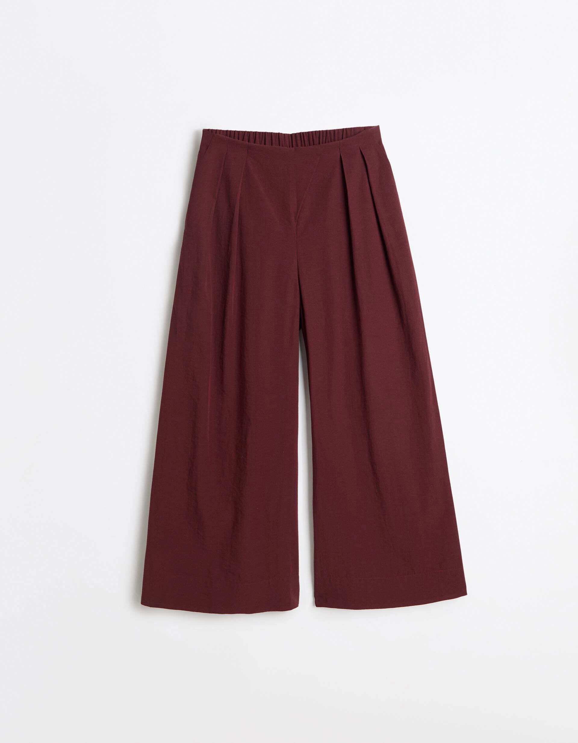 Comprar Online Cal&ccedil;as Wide Leg, Mulher, Vermelho Escuro