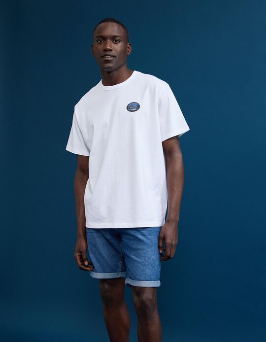 Comprar Online T-shirt Jersey Estampada, Homem, Branco