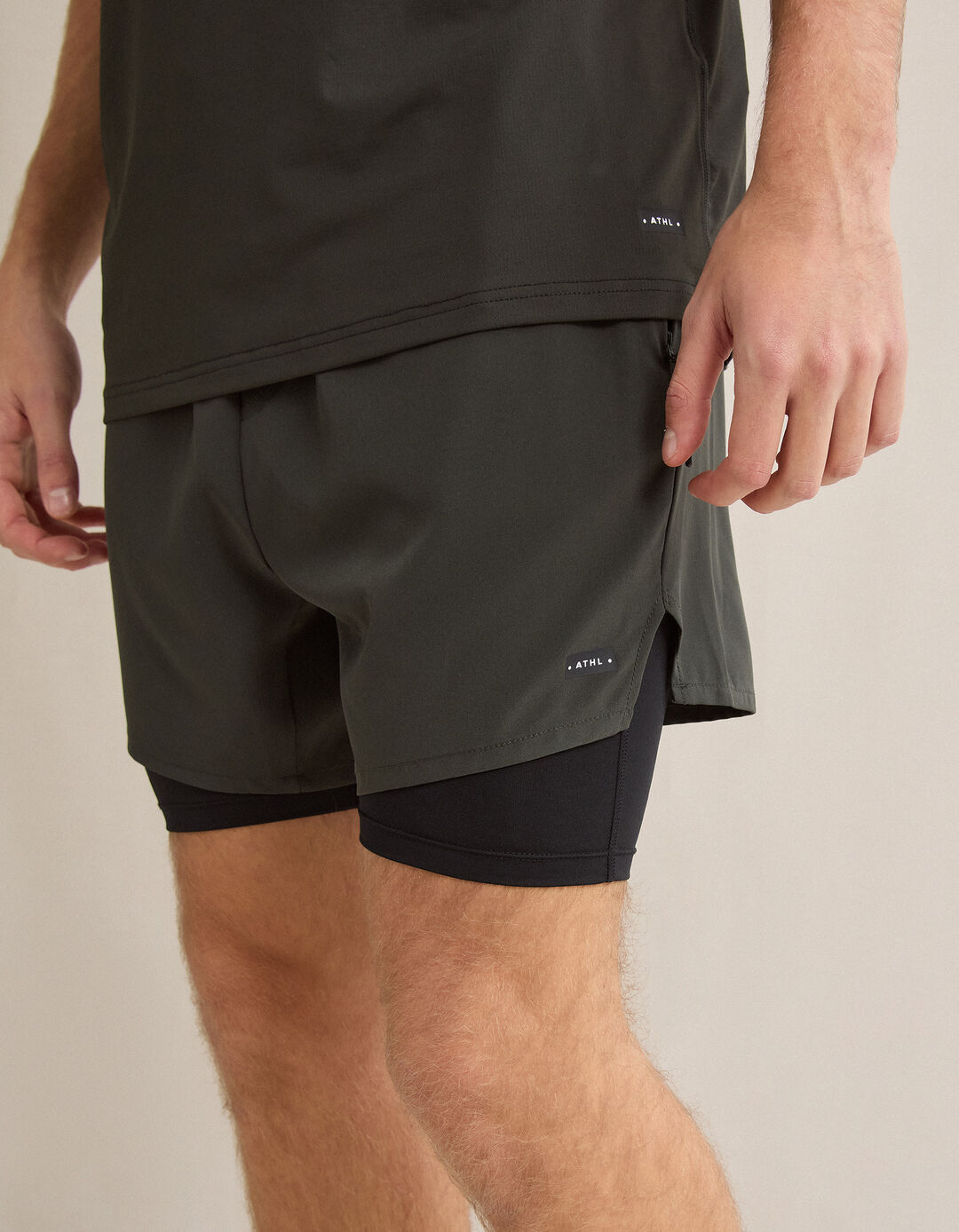 Cal&ccedil;&otilde;es de Desporto, Homem, Verde Escuro