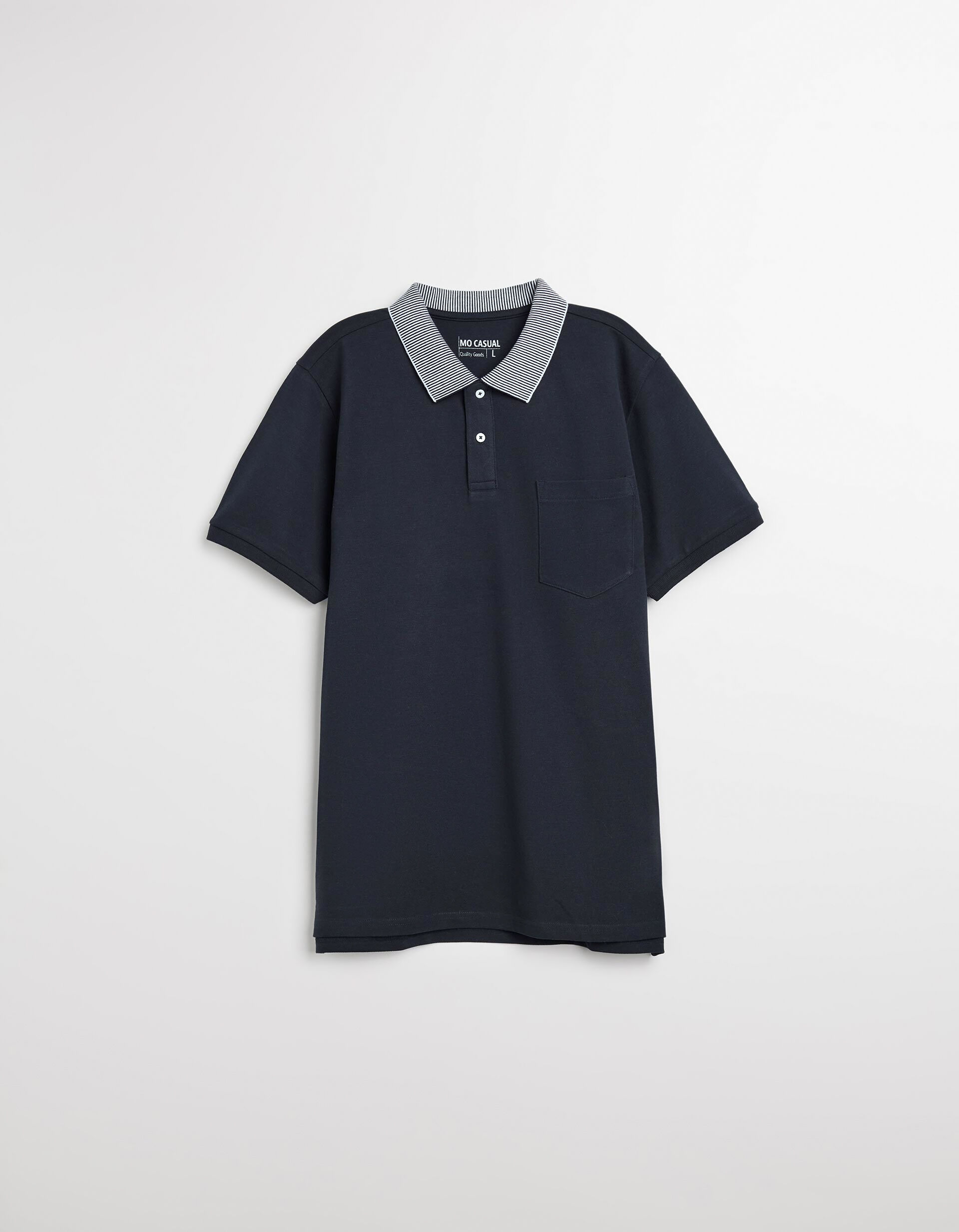 Comprar Online Polo Piquet Manga Curta, Homem, Azul Escuro