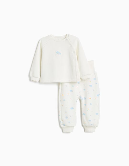 Comprar Online Pijama De Felpa Cardada, Menino, Bege Claro
