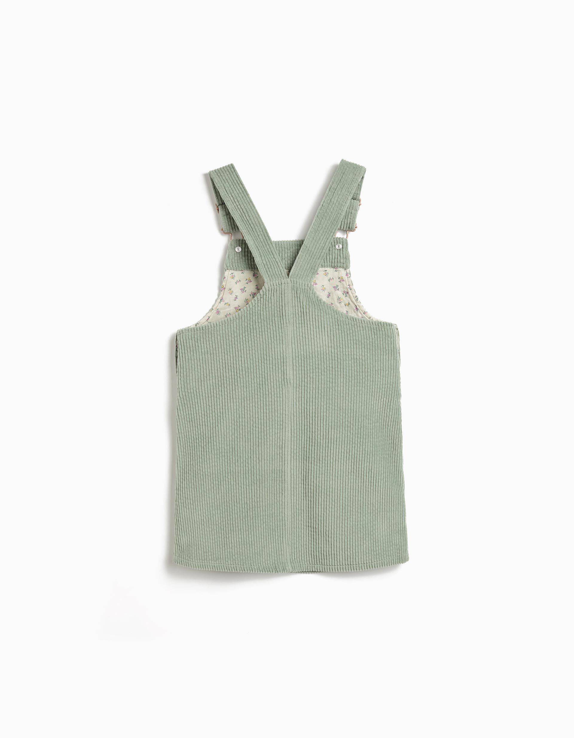 Comprar Online Jardineira de Bombazine, Menina, Verde