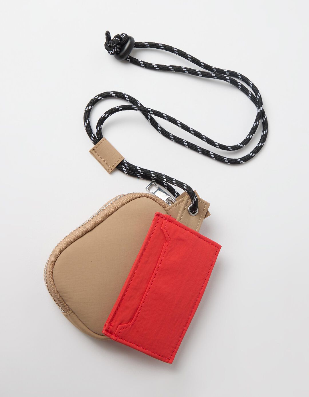 Bolsa Com Porta-Cart&otilde;es, Mulher, Bege