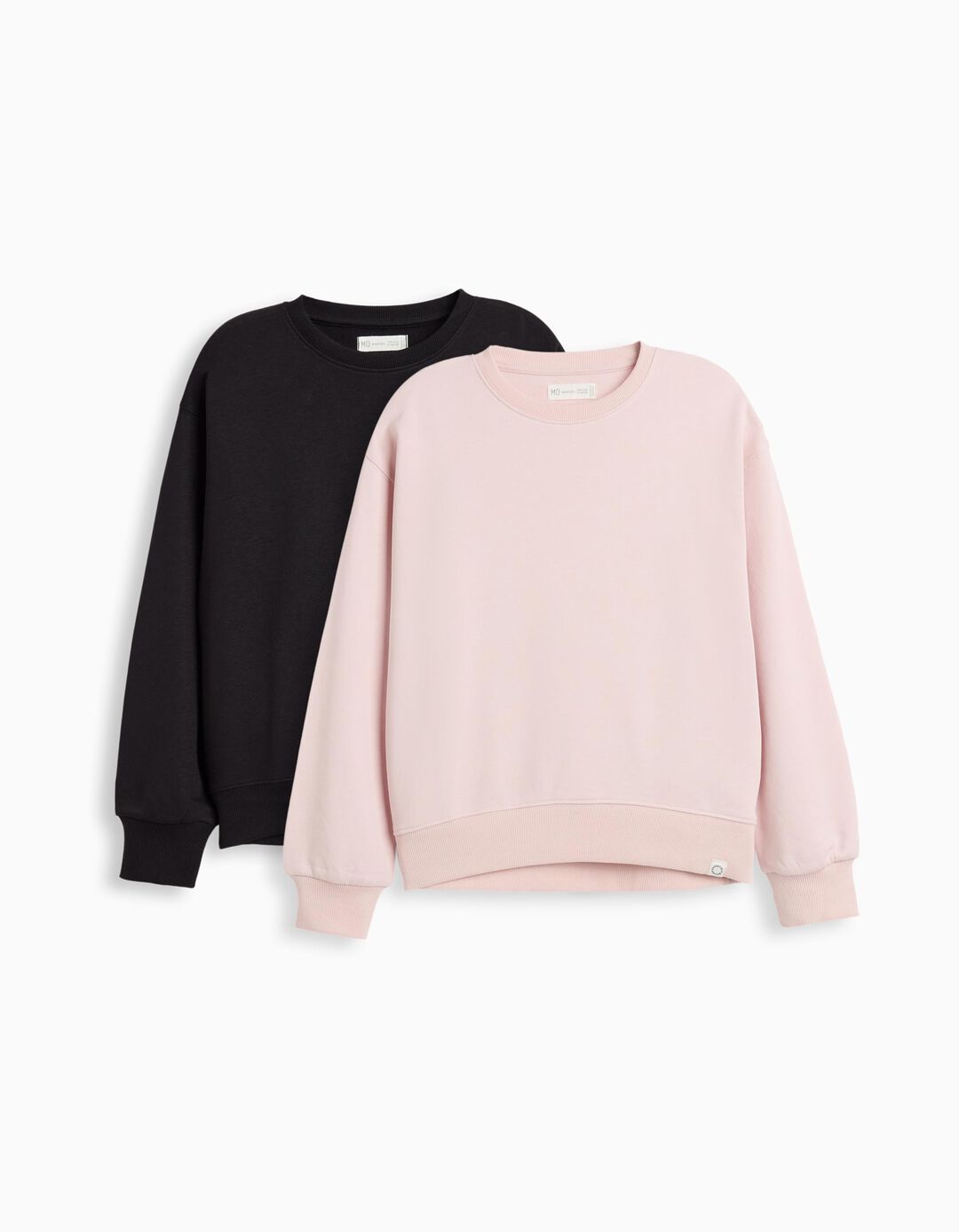 Pack 2 Sweatshirts De Felpa, Menina, Rosa Claro