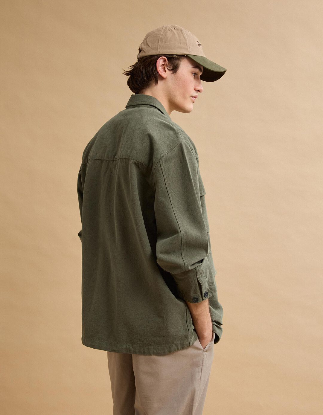 Casaco, Homem, Verde Escuro