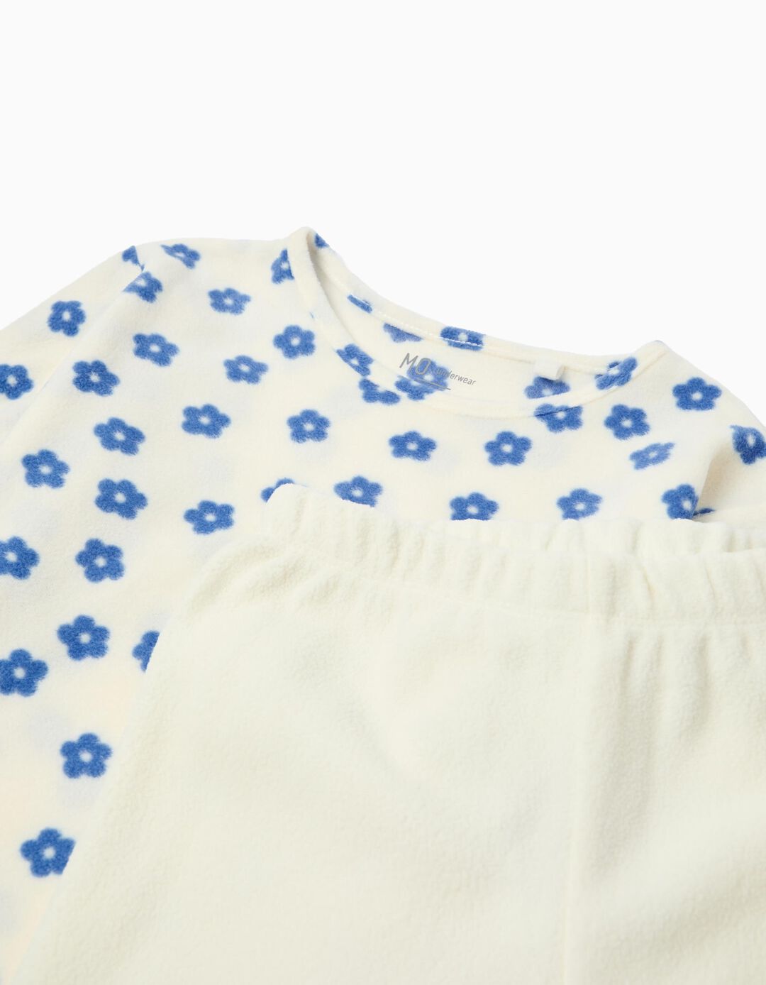 Pijama Micropolar, Menina, Branco