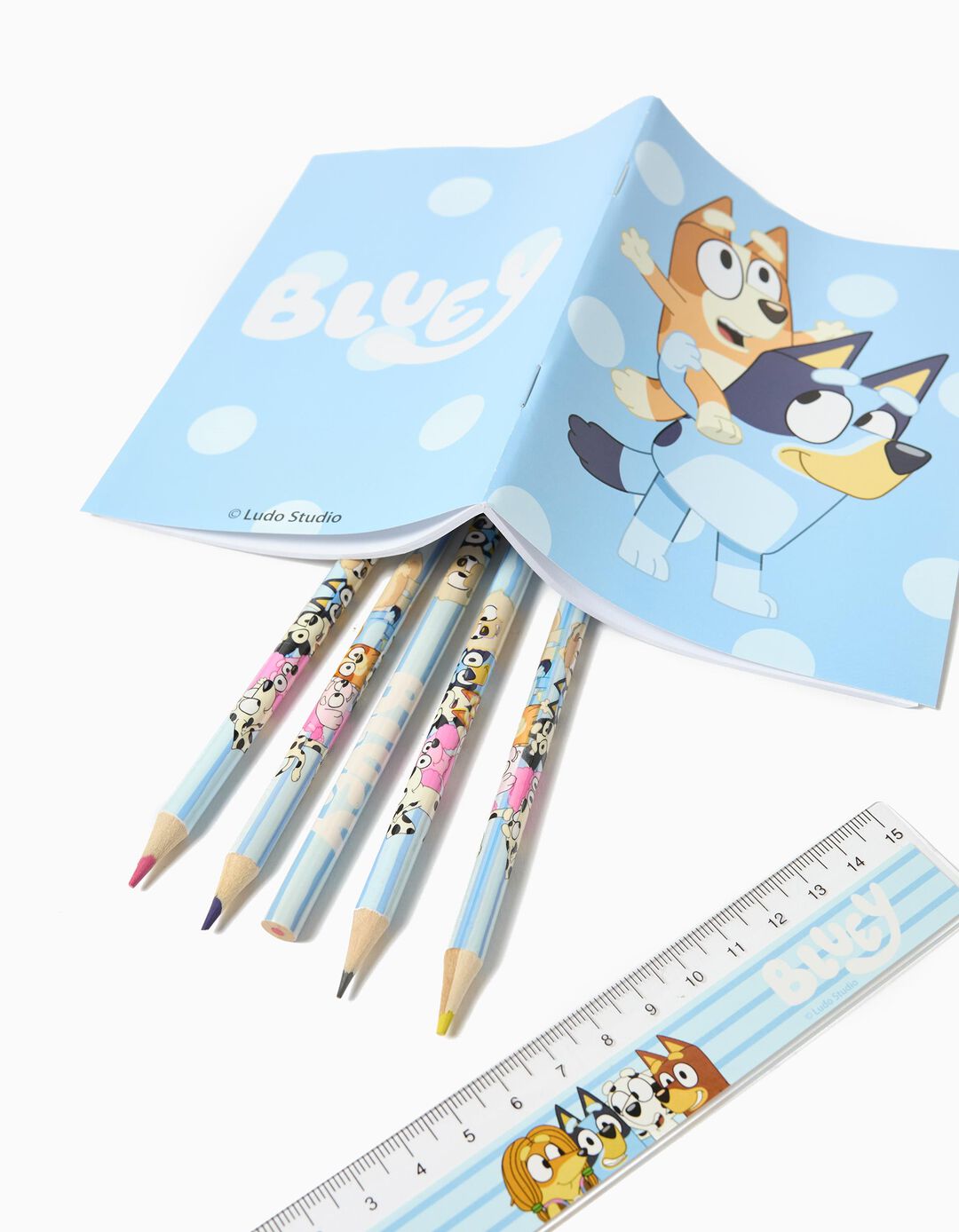 Conjunto Material Escolar 'Stitch' ©Disney, Menina, Azul