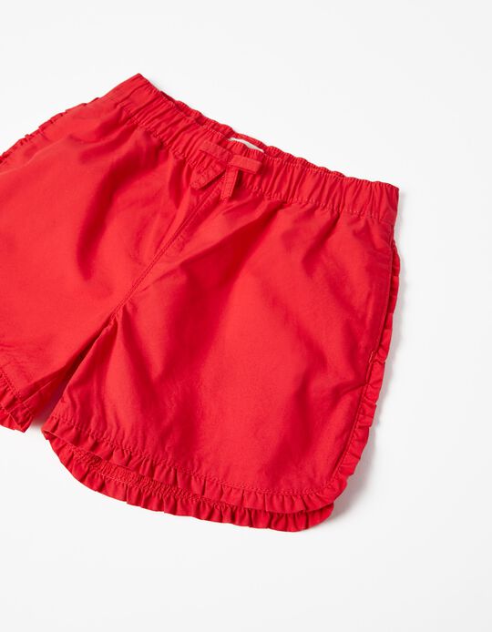 Shorts for Girls, Red