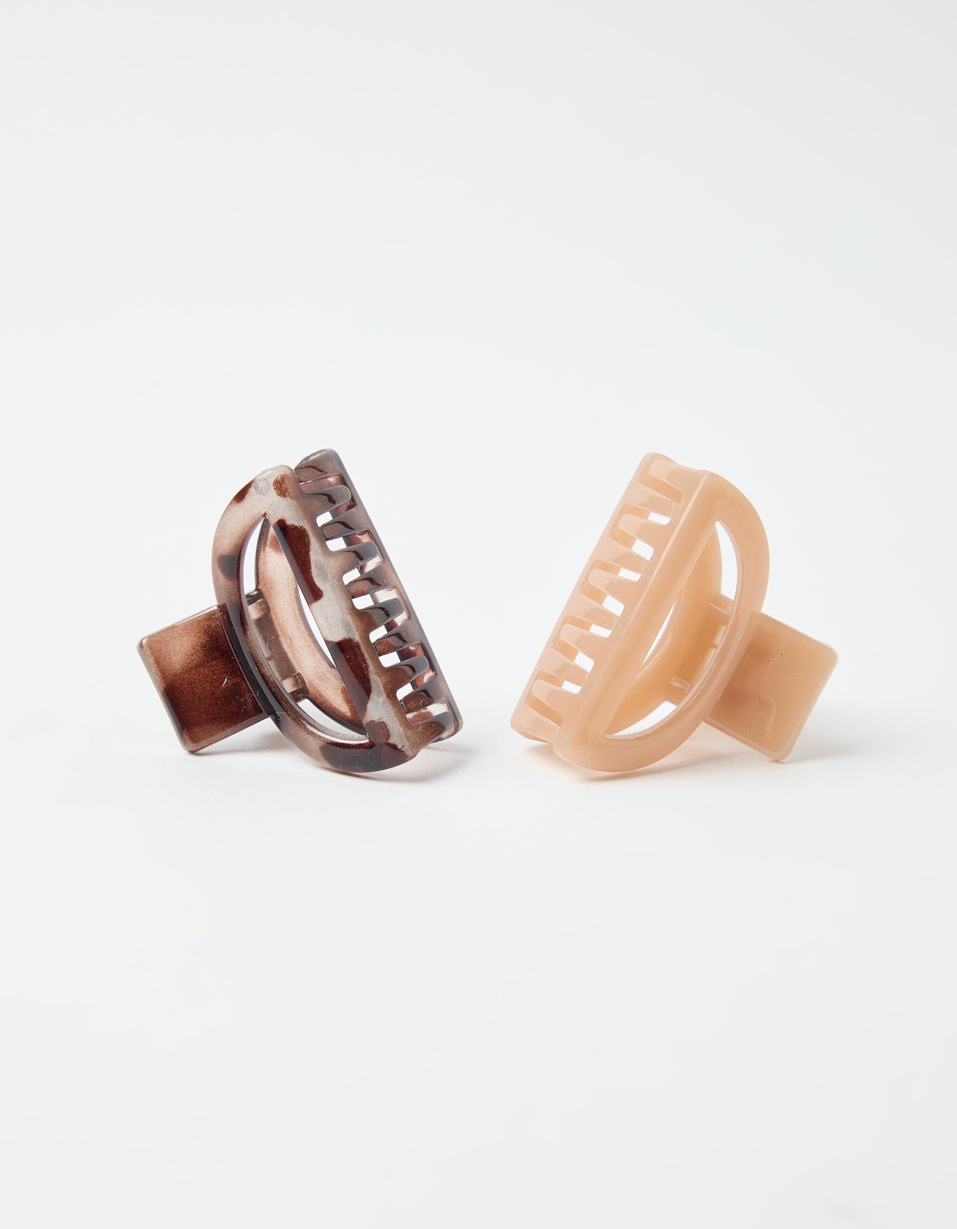 Comprar Online Pack 2 Molas de Cabelo, Mulher, Castanho 