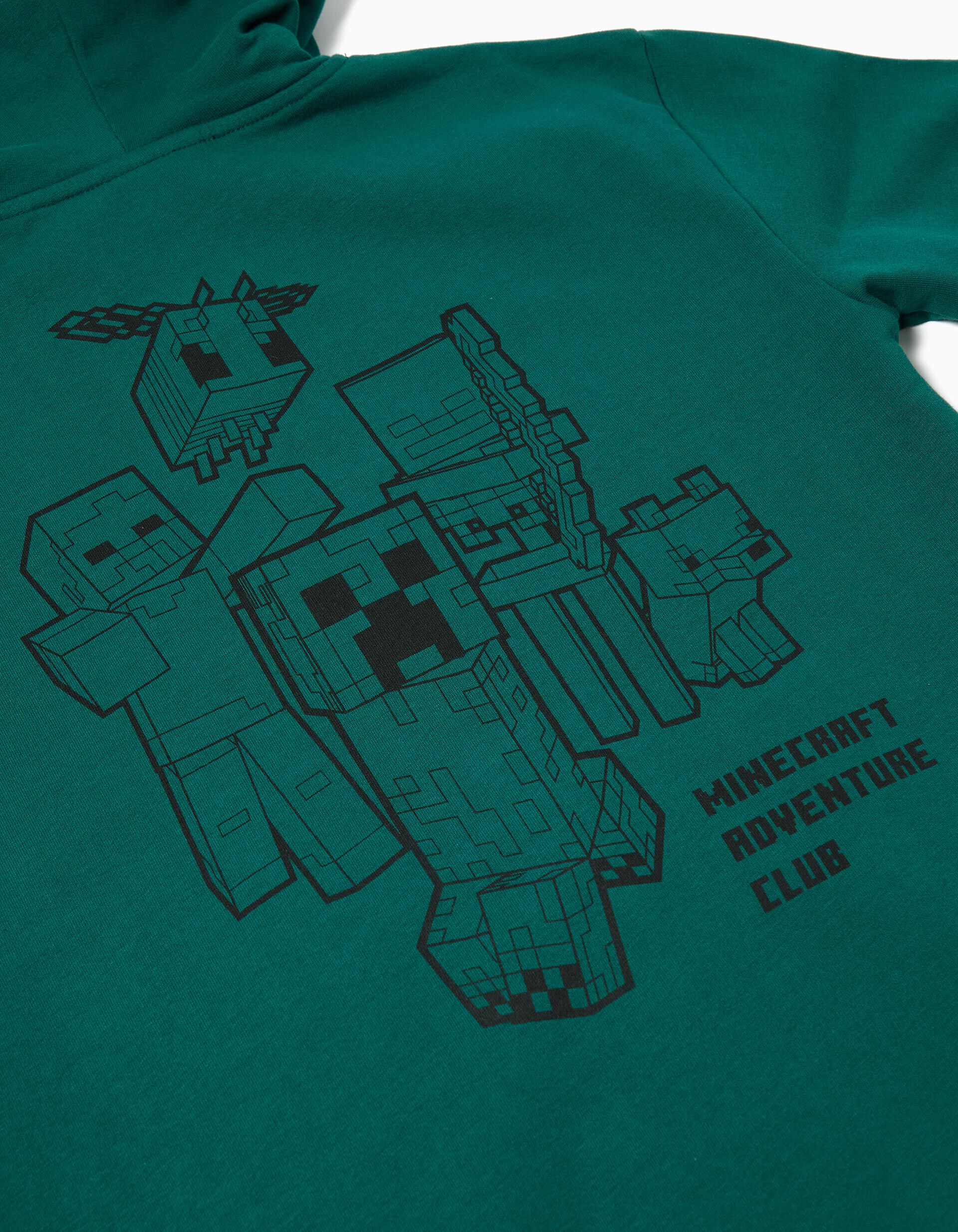 Comprar Online Casaco com Capuz 'Minecraft', Menino, Verde