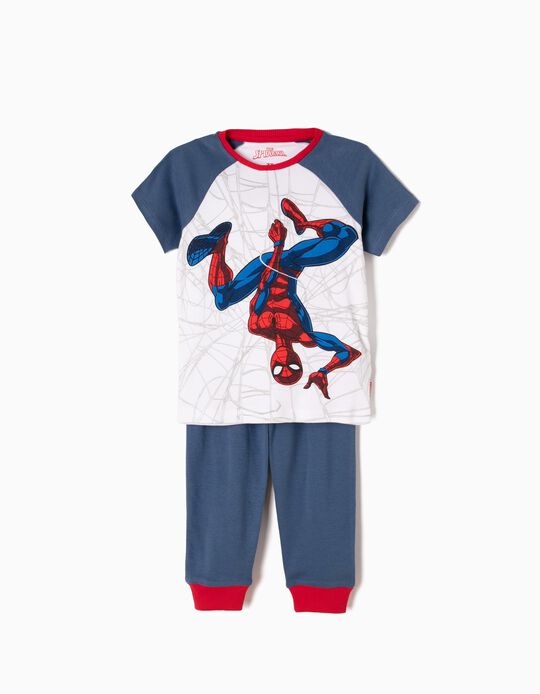 Pijama Manga Curta e Cal&ccedil;as Spider-Man