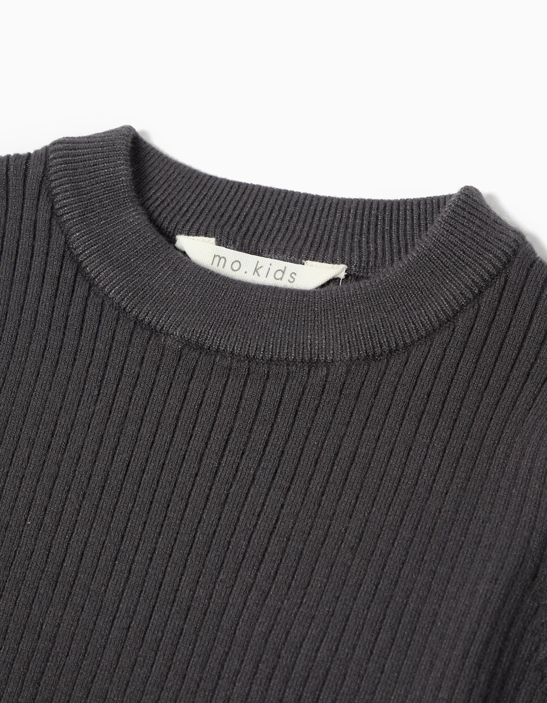 Comprar Online Camisola de Malha, Menina, Cinzento Escuro 