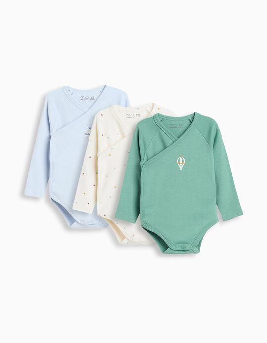 Comprar Online Pack 3 Bodies Quimono, Menino, Multicor