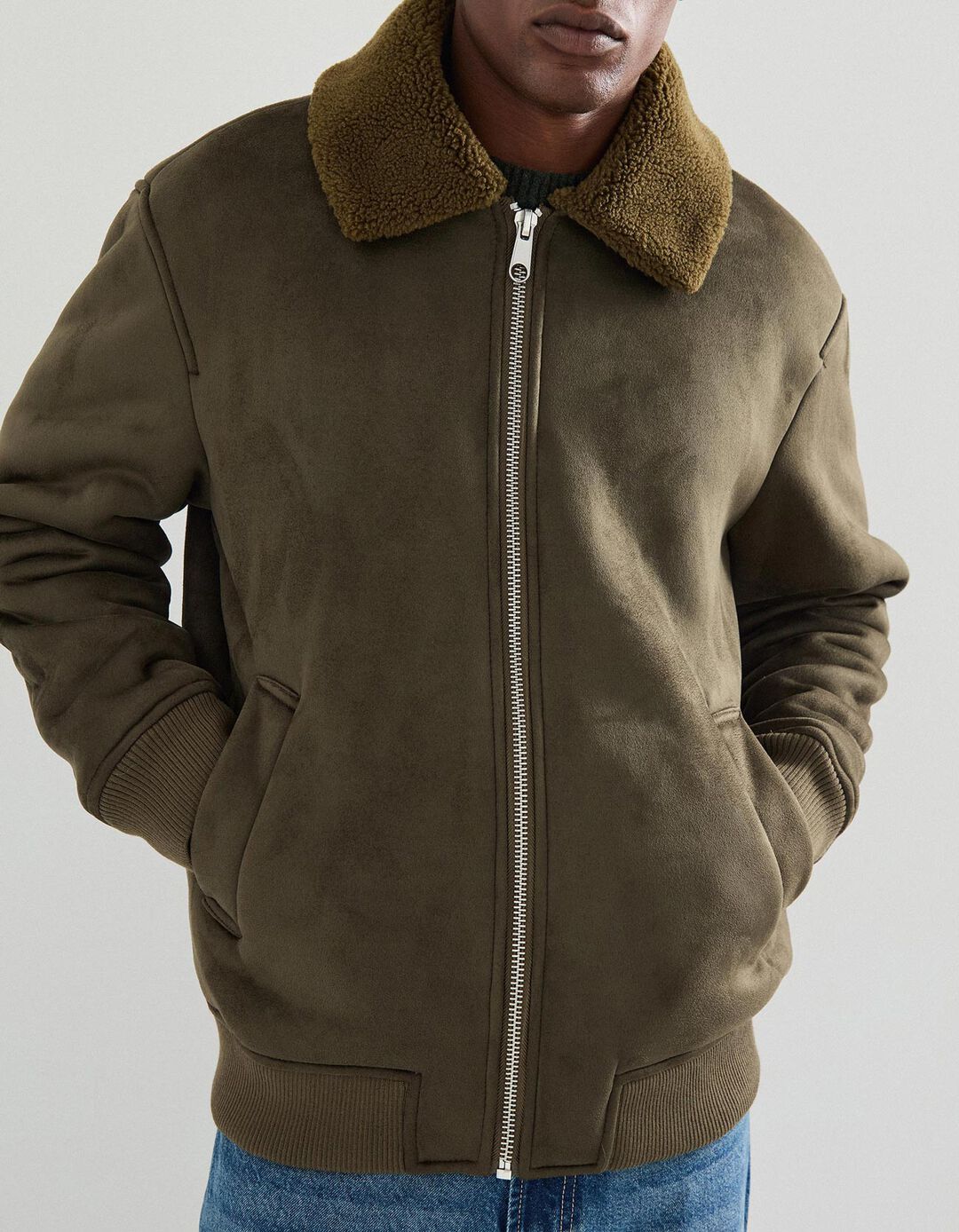 Bomber, Homem, Verde Escuro 