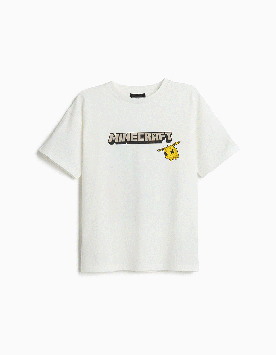 Comprar Online T-shirt Manga Curta 'Minecraft', Menino, Branco