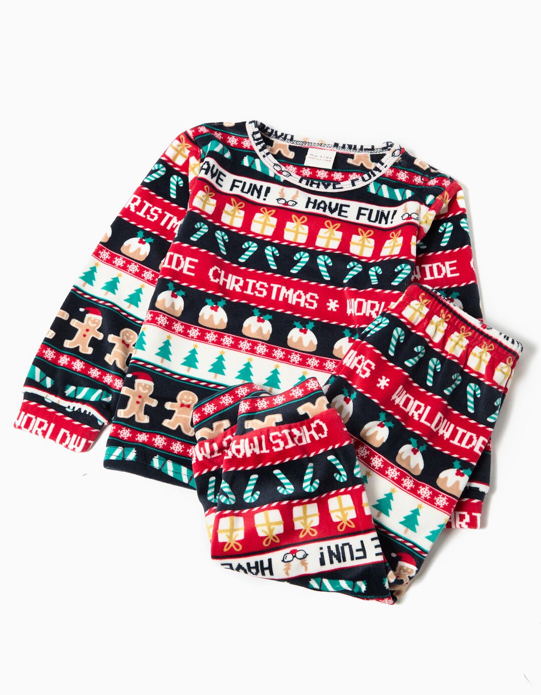 Pijama de Natal, Menino, Multicor