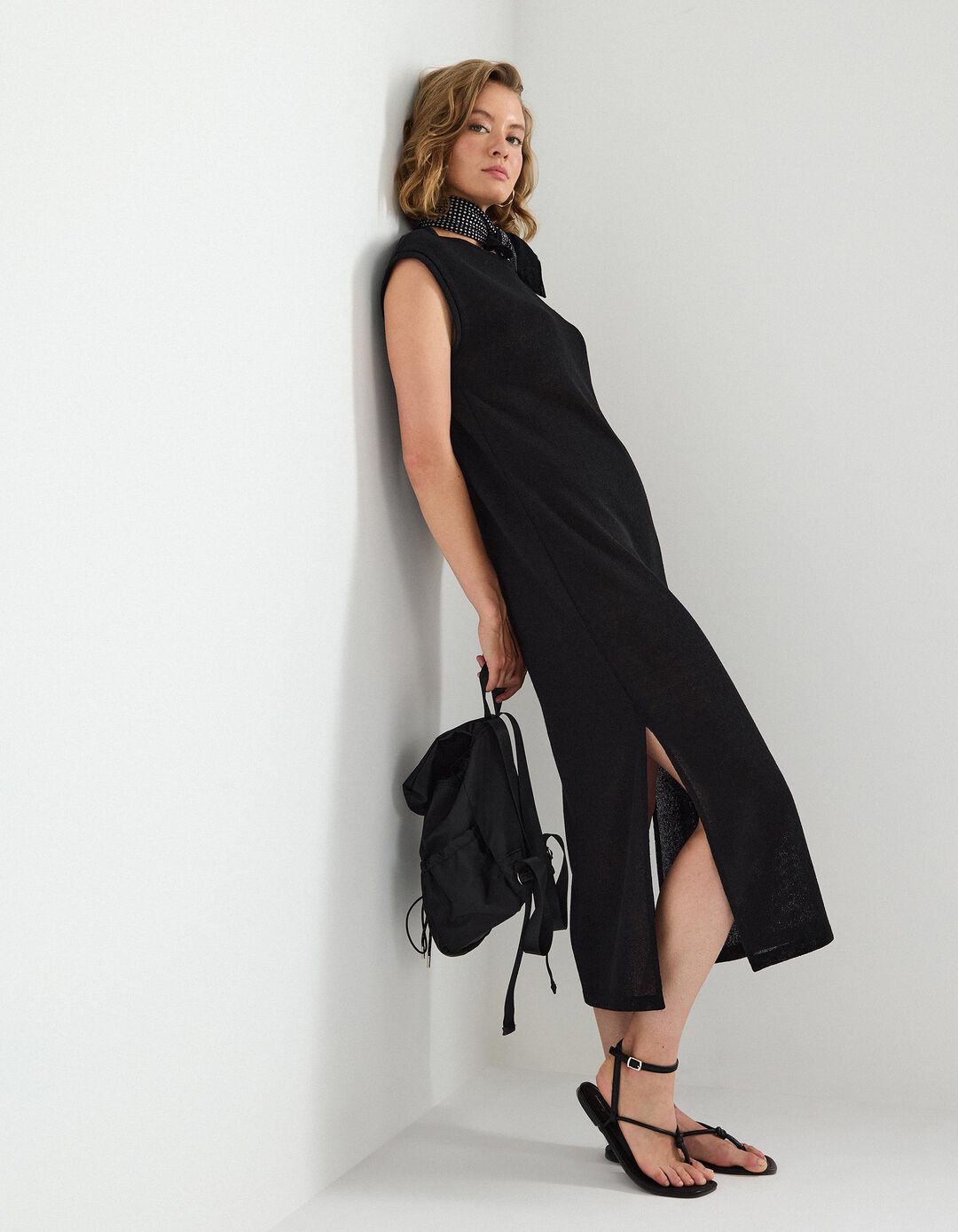 Vestido Comprido, Mulher, Preto