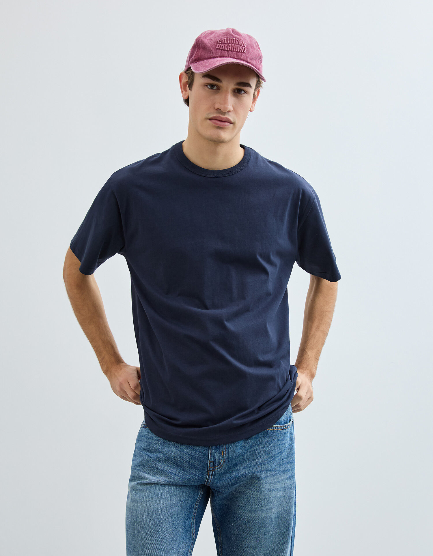 Comprar Online T-shirt Heavy Jersey, Homem, Azul Escuro
