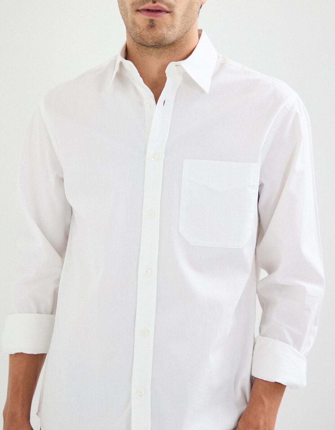 Camisa, Homem, Branco
