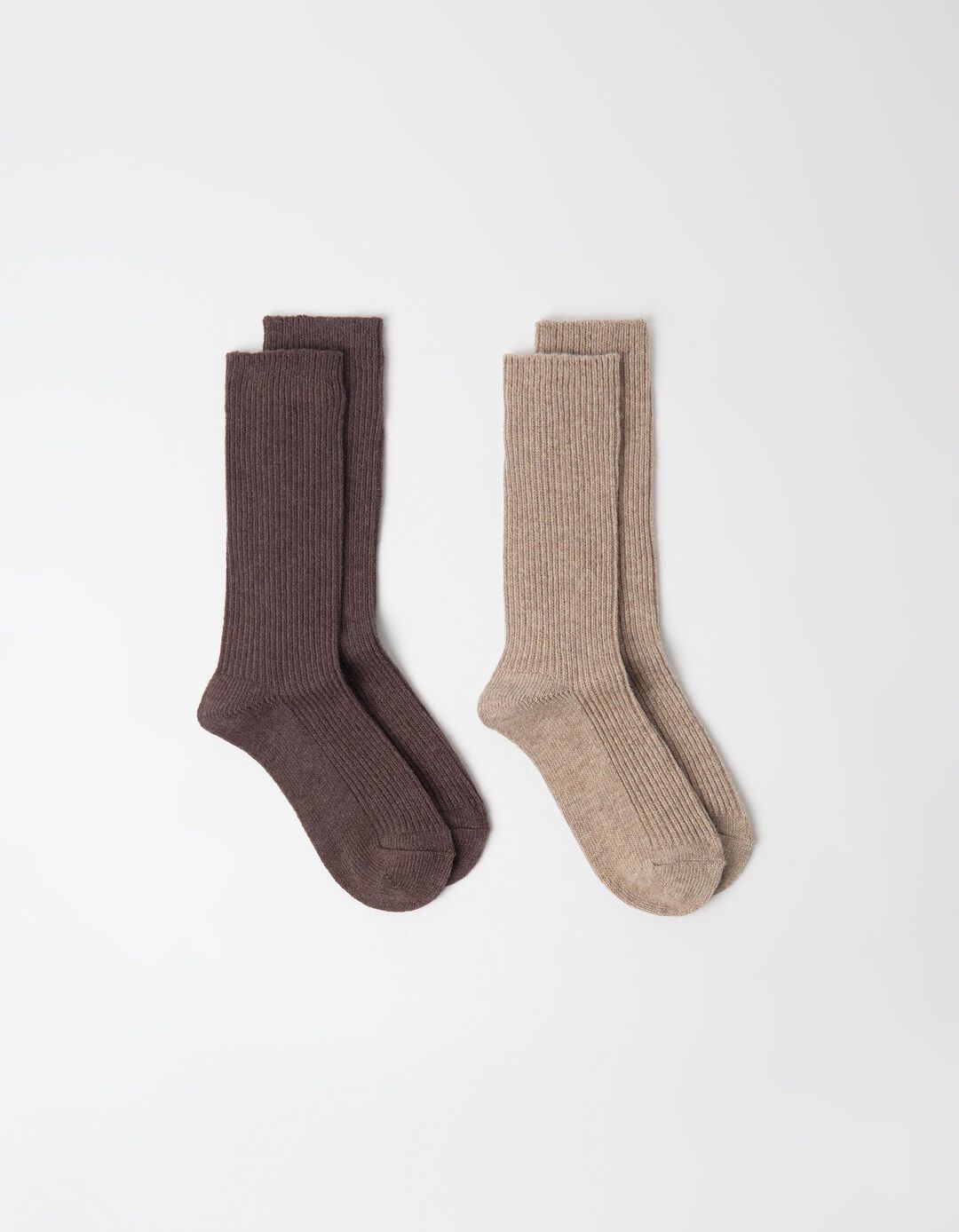 Pack 2 Pares De Meias, Mulher, Bege