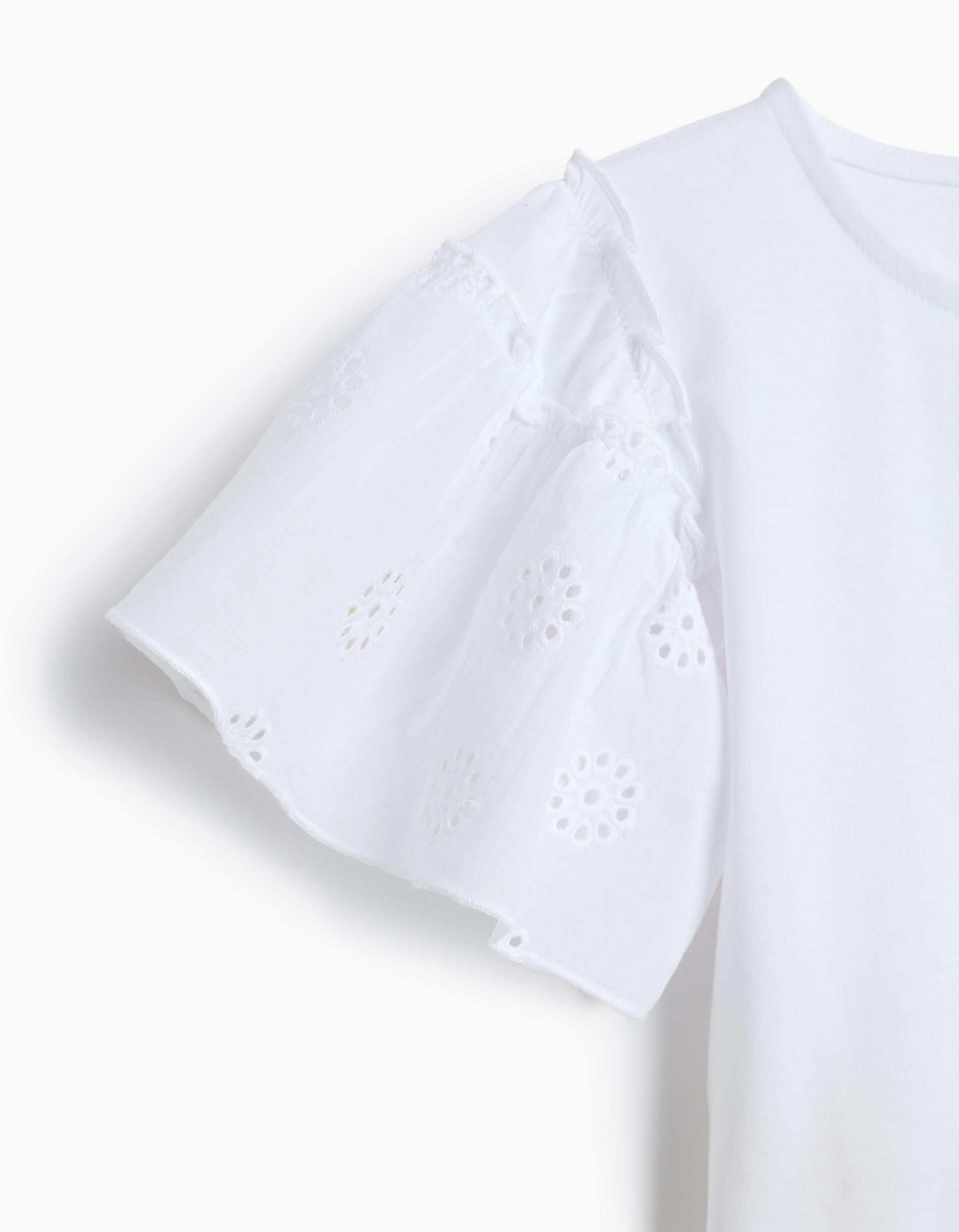 Comprar Online T-shirt Manga Curta, Menina, Branco
