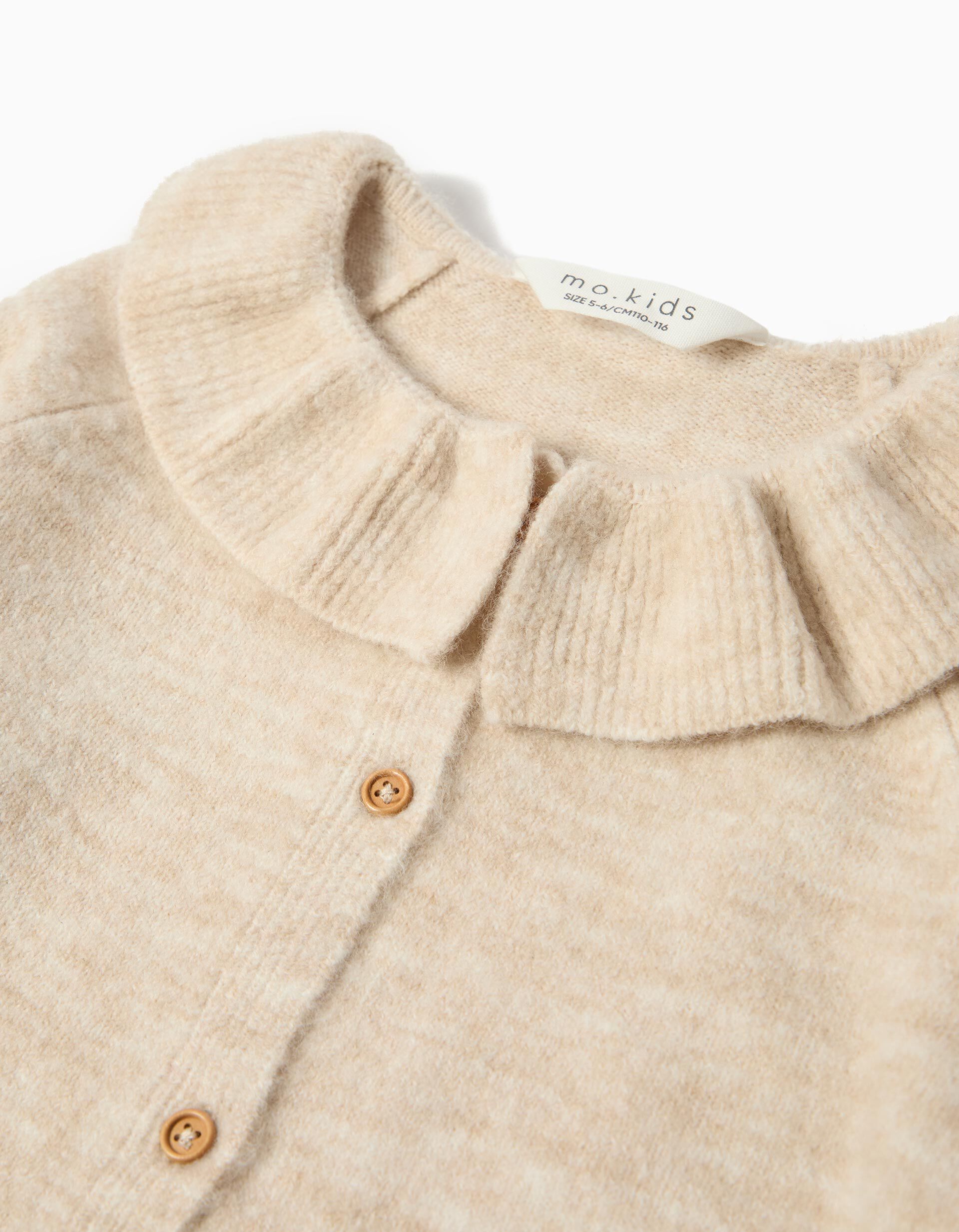 Comprar Online Casaco de Malha, Menina, Bege