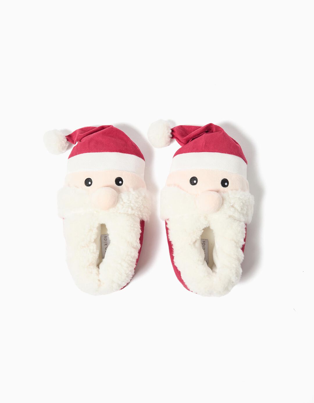 Chinelos de Quarto de Natal, Menino, Vermelho