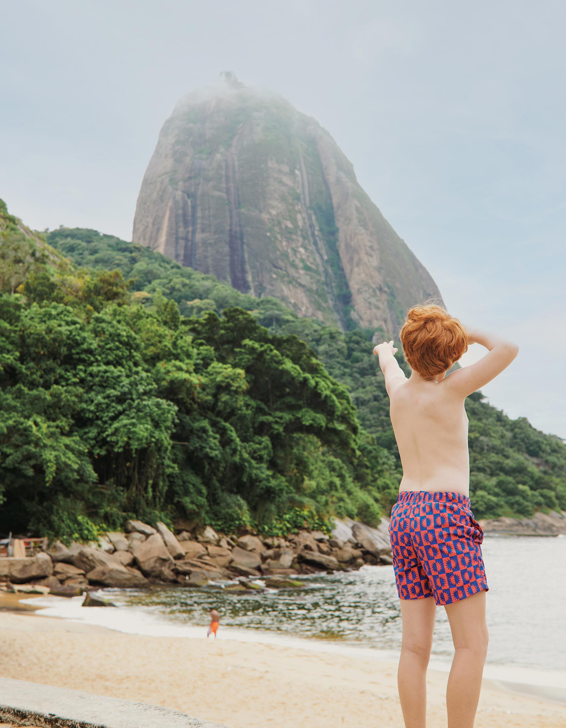 Cal&ccedil;&otilde;es de Banho, Menino, Azul