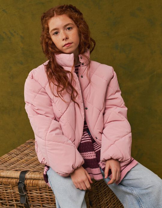 Comprar Online Blus&atilde;o Acolchoado, Menina, Rosa 
