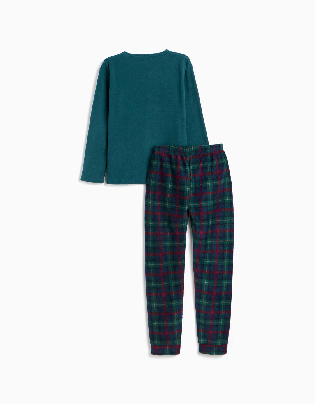 Pijama Polar De Natal, Menina, Verde Escuro