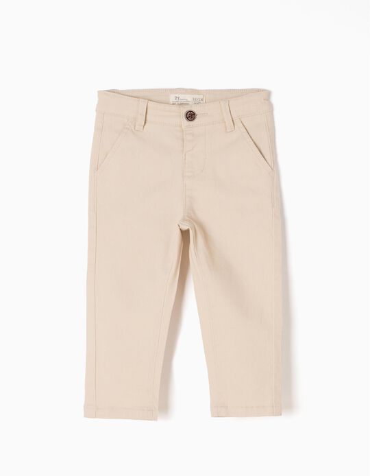Beige Chino Trousers