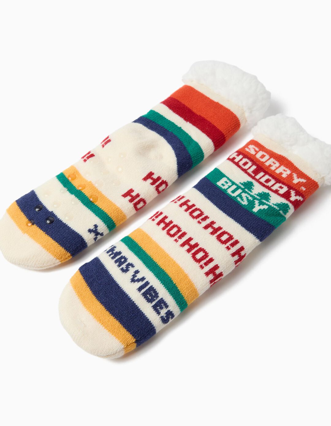 Par De Meias De Natal, Menina, Branco