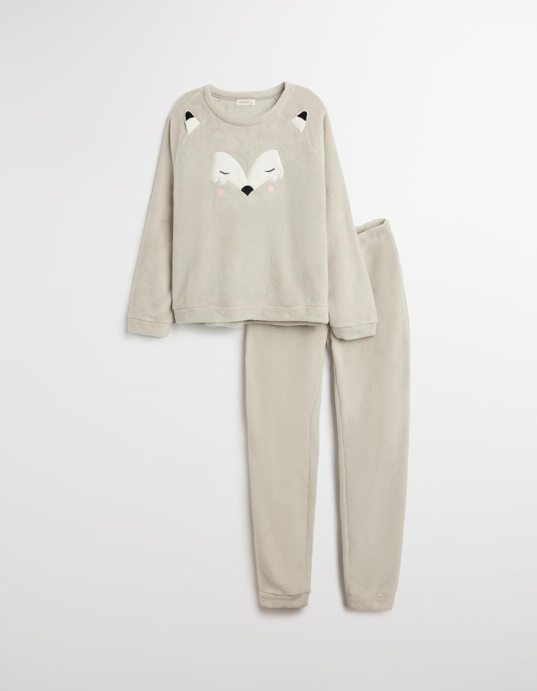 Pijama, Mulher, Cinzento Claro 