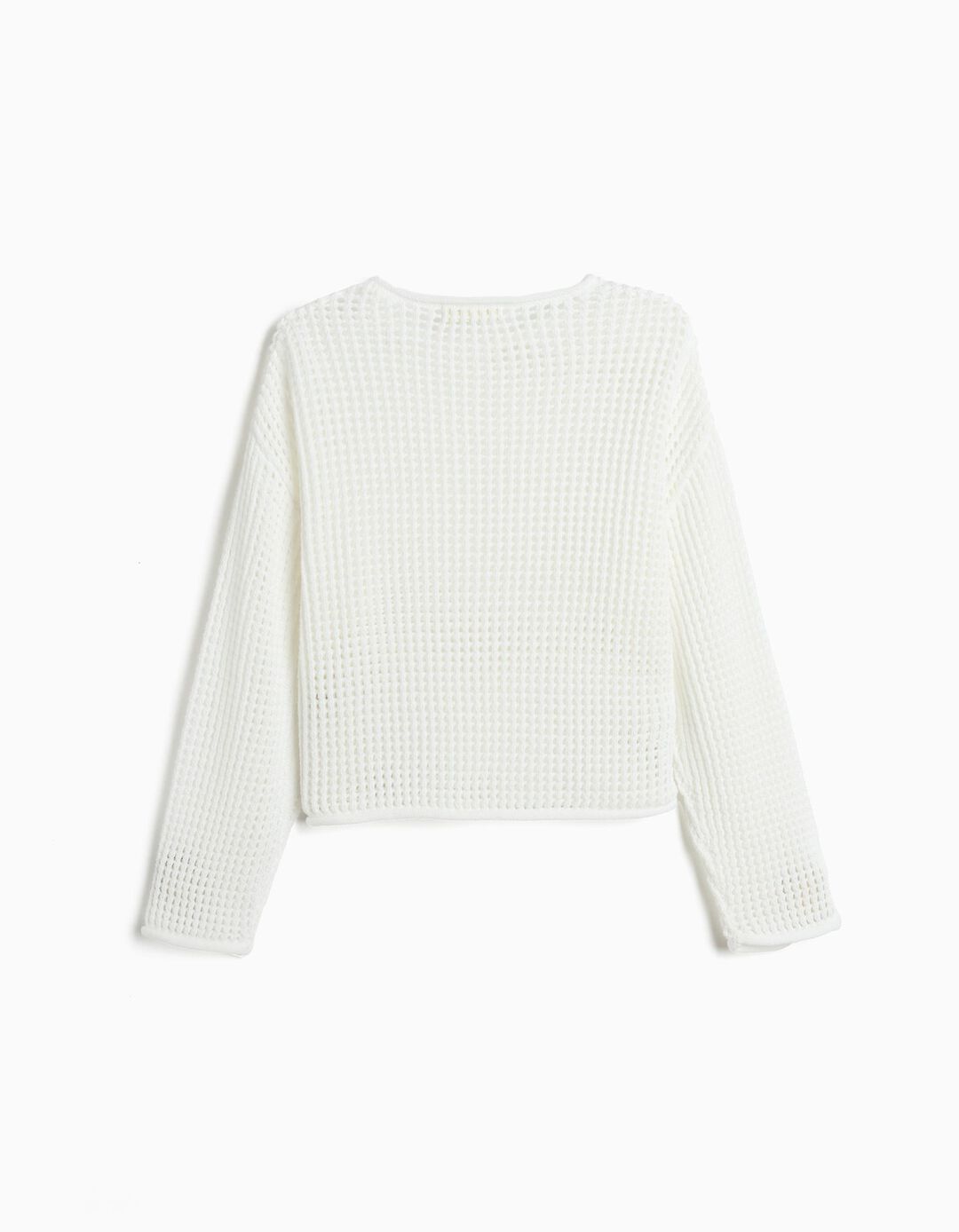 Camisola Crochet, Menina, Rosa Escuro