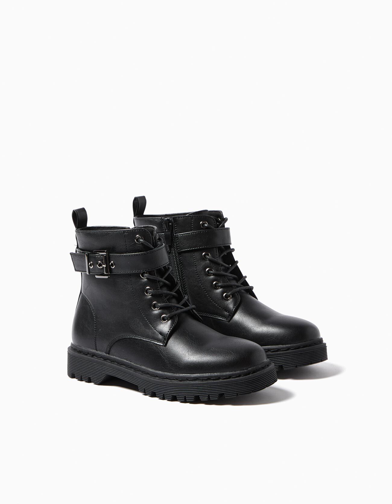 Comprar Online Botas Estilo Militar, Menina, Preto