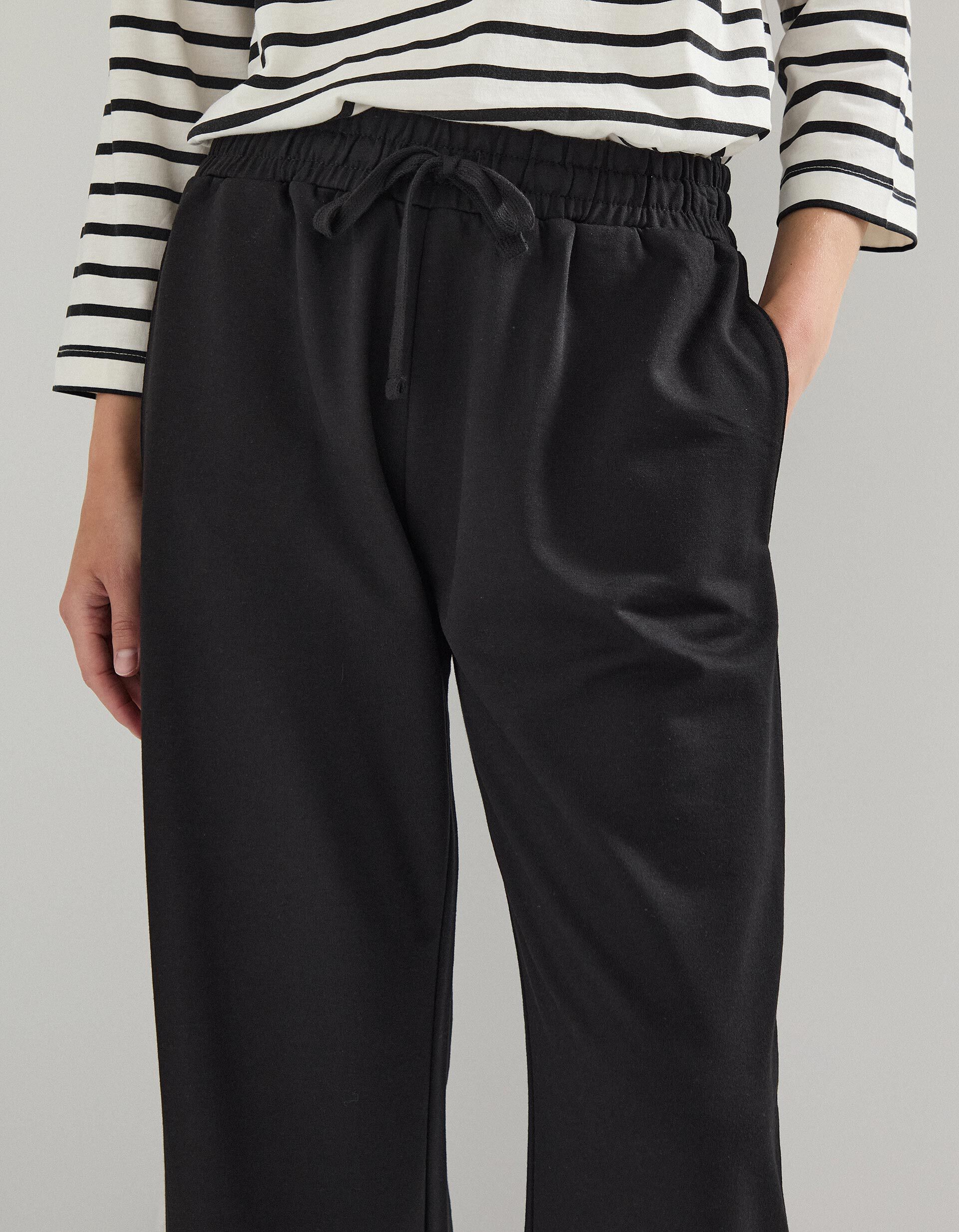 Comprar Online Cal&ccedil;as Joggers Wide Leg, Mulher, Preto