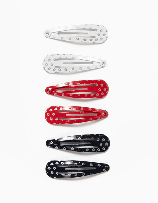 Pack 6 Ganchos para Cabelo Estrelinhas
