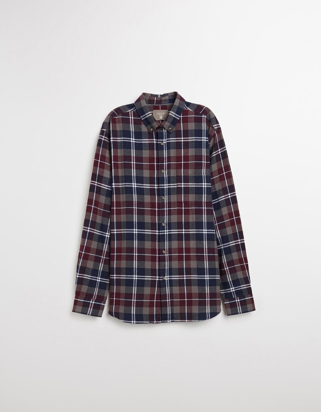 Camisa de Xadrez, Homem, Azul Escuro