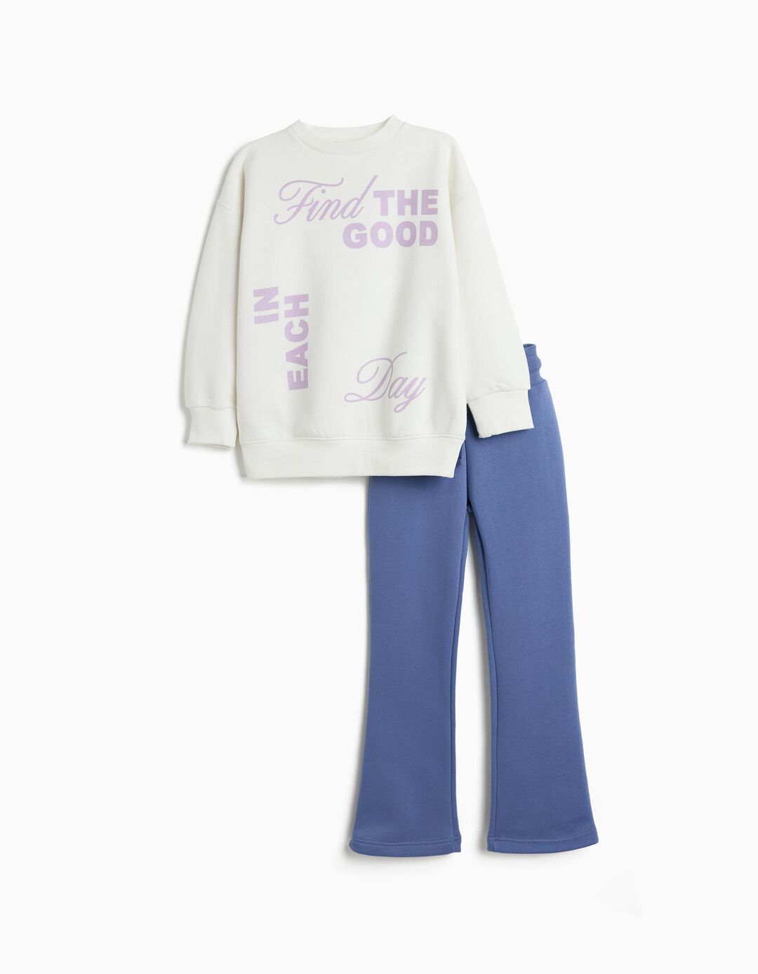 Conjunto de Jogging, Menina, Roxo Claro